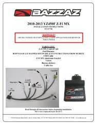 2010-2013 YZ450F Z-Fi MX - Bazzaz