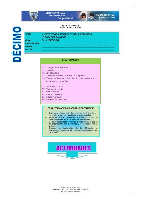 Guía a Desarrollar - Gimnasiovirtual.edu.co