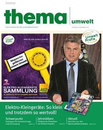 Elektro-Kleingeräte: So klein und trotzdem so wertvoll! - Umweltprofis