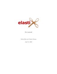 the manual - elastix
