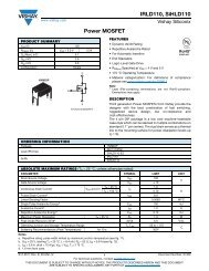 IRLD110, SiHLD110 Power MOSFET - Vishay