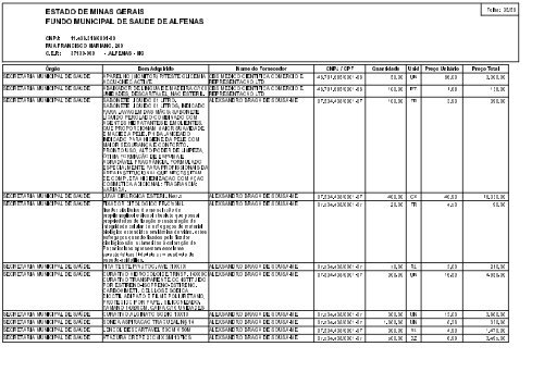 estado de minas gerais fundo municipal de saude de alfenas ...