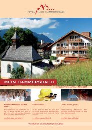 MEIN HAMMERSBACH - Hotel Haus Hammersbach