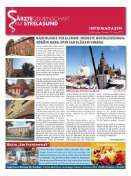 Infomagazin Ausgabe 2/2013 - Ãrztegemeinschaft am Strelasund
