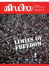 LIMITS OF FREEDOM LIMITS OF FREEDOM - Kerala Press Academy