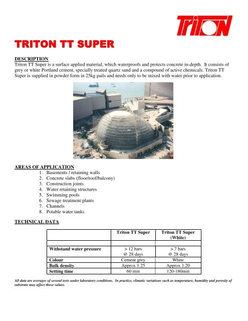 Triton Chemical Manufacturing Co. Ltd. - Triton Chemicals