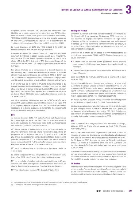 rapport financier annuel - Paper Audit & Conseil