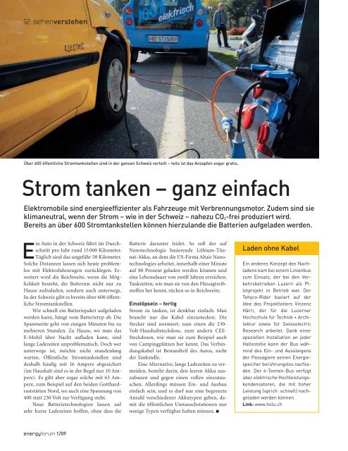 Leichter mit dem «Stromer» unterwegs