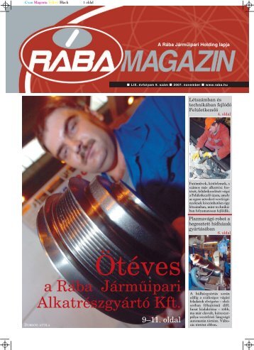 Magazin letöltése PDF formátumban - Rába