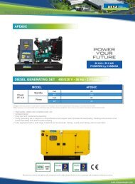 APD66C DIESEL GENERATING SET 400/230 V - 50 Hz - 3 Phase