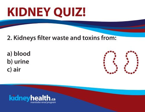 print out this quiz - Kidney Health | Manitoba Renal Program