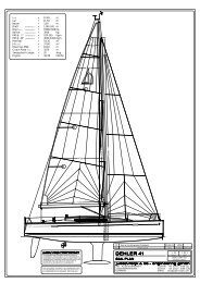 Sail Plan - Dehler
