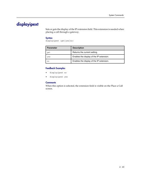 Integrator's Reference Manual for Polycom HDX ... - 1 PC Network Inc