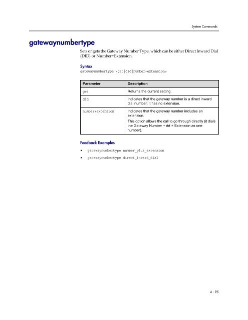 Integrator's Reference Manual for Polycom HDX ... - 1 PC Network Inc