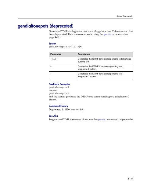 Integrator's Reference Manual for Polycom HDX ... - 1 PC Network Inc