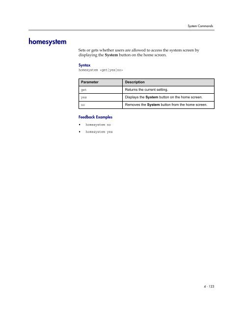 Integrator's Reference Manual for Polycom HDX ... - 1 PC Network Inc