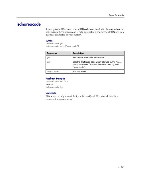 Integrator's Reference Manual for Polycom HDX ... - 1 PC Network Inc