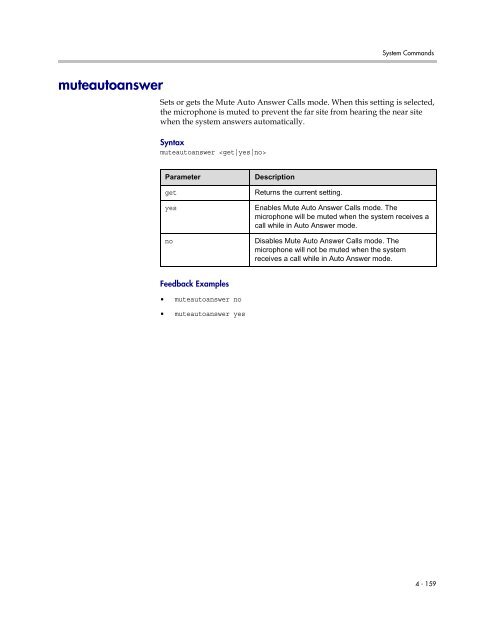 Integrator's Reference Manual for Polycom HDX ... - 1 PC Network Inc