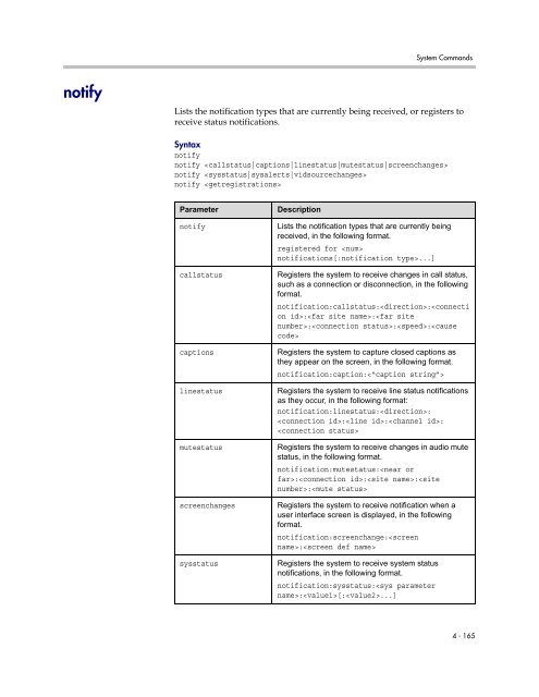 Integrator's Reference Manual for Polycom HDX ... - 1 PC Network Inc