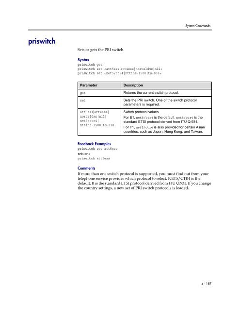 Integrator's Reference Manual for Polycom HDX ... - 1 PC Network Inc