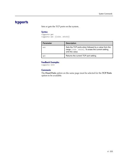 Integrator's Reference Manual for Polycom HDX ... - 1 PC Network Inc