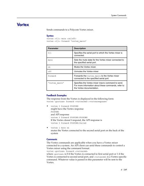 Integrator's Reference Manual for Polycom HDX ... - 1 PC Network Inc