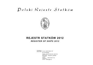 REJESTR STATKÃW 2012 - PRS