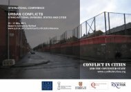 Urban Conflicts Conference Reader - Queen's University Belfast