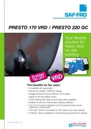 PRESTO 170 VRD / PRESTO 220 GC