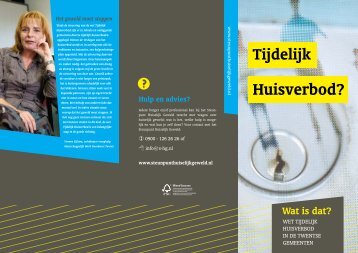 Folder tijdelijk huisverbod - Gemeente Hengelo