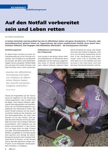 Auf den Notfall vorbereitet sein und Leben retten.pdf - First Responder