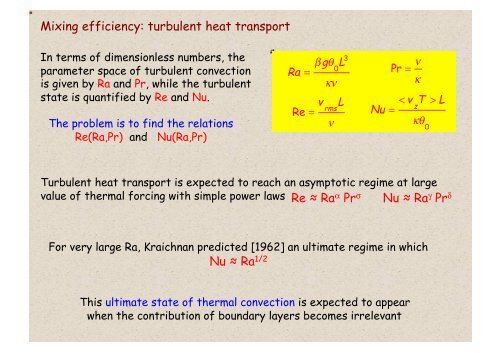 Mixing in thermal convection