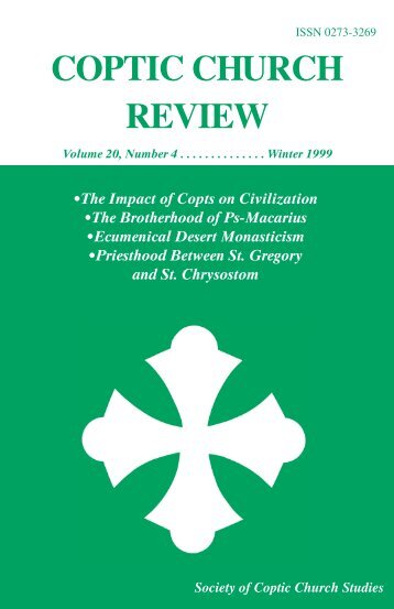 Home_files/1999 Winter.Vol20.#4.pdf - Coptic Church Review