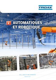 Brochure gÃ©nÃ©rale - Automation & Robotics - Troax