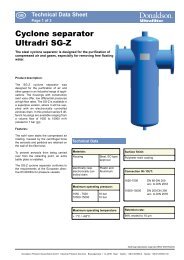 Ultradri SG-Z Cyclone Separators