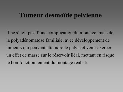 Imagerie des coloproctectomies totales avec anastomose ilÃ©oanale