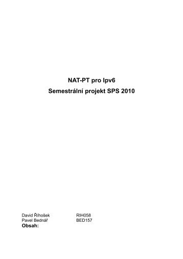 NAT-PT v IPv6
