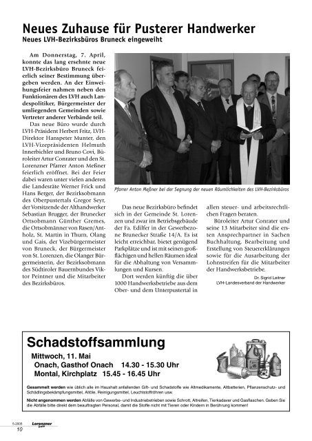 Lorenzner Bote - Ausgabe Mai 2005 (2,5MB) (0