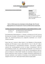 Pressemitteilung vom 05.01.2012 - SaarlÃ¤ndisches Oberlandesgericht