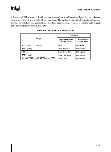 80C186EB/80C188EB Microprocessor User's Manual - CEUNES