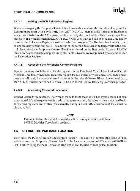 80C186EB/80C188EB Microprocessor User's Manual - CEUNES