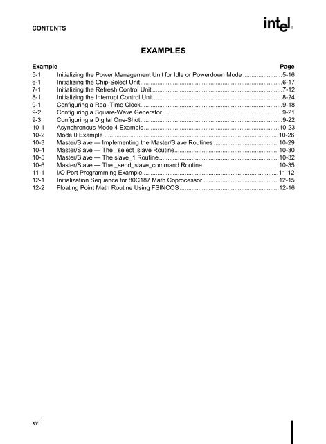 80C186EB/80C188EB Microprocessor User's Manual - CEUNES