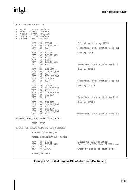 80C186EB/80C188EB Microprocessor User's Manual - CEUNES