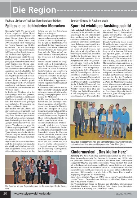 Die Region - Steigerwald-Kurier