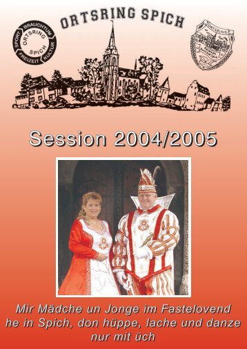 Session 2004/2005 - Karnevals Ausschuss Spich