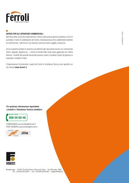 # GAMMA industriale 2010