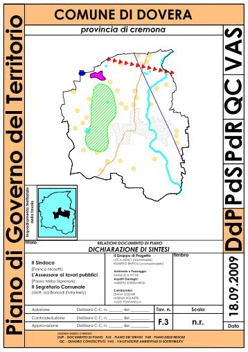 Provincia di Cremona - Comune di Dovera