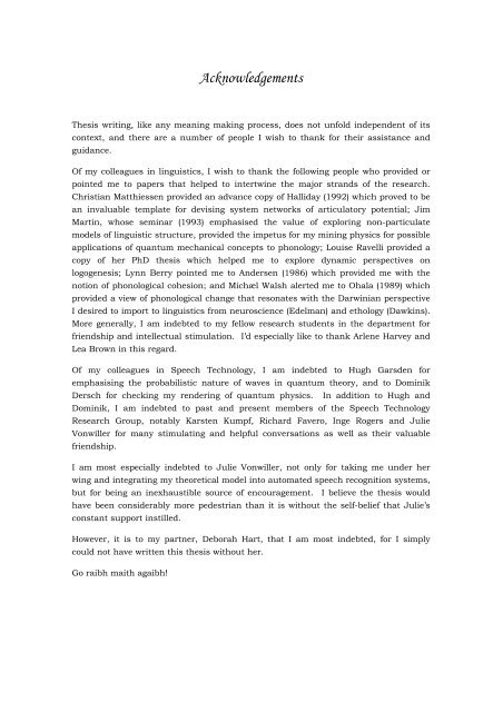 Title Page, Abstract, Acknowledgements - International Systemic ...