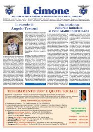 Il Cimone N. 01 - CAI sezione di Modena