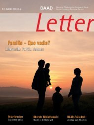 Letter - DAAD-magazin